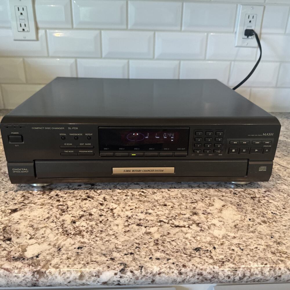 Technics SL-PD9 5 Disc CD Changer, Tested and Working